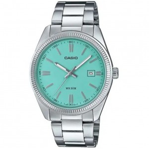 CASIO TEAL BLUE MTP-1302PD-2A2V